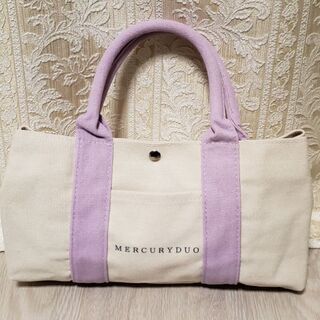 MERCURYDUOトートバック(春色バイカラートート)新品