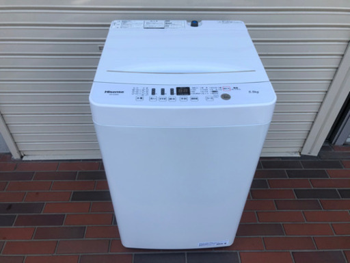 ほぼ未使用■2021年製 ハイセンス 洗濯機 ホワイト 動作確認済み