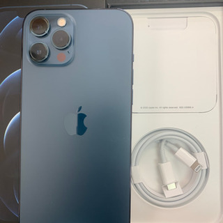 新品 iPhone12 PRO Max 512GB パシフィックブルー 2021/04/21