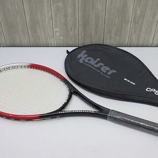 【ネット決済・配送可】ss2337　カイザー　テニスラケット　K...