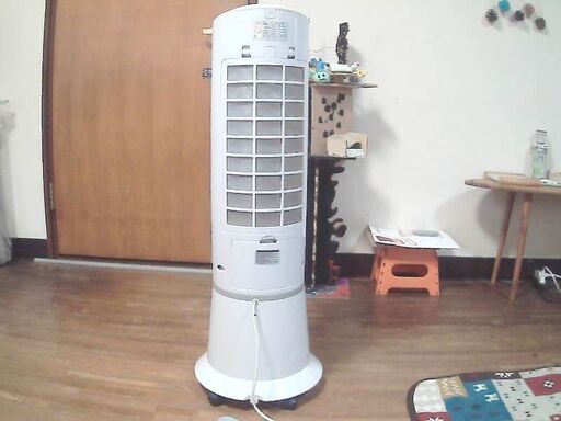 冷風扇風機 【スリムタワー型 ダブル水タンク】加湿機能 加湿器・冷却