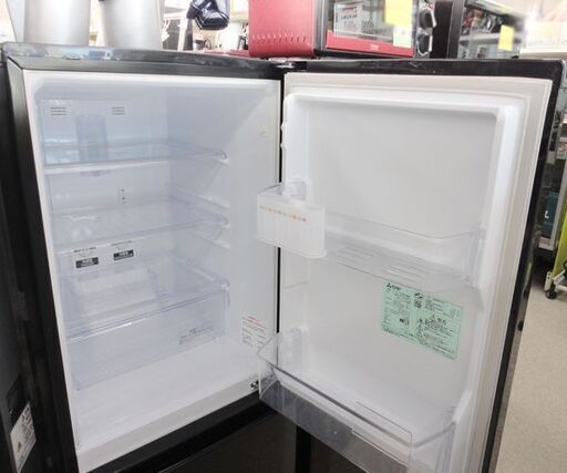 2ドア冷蔵庫 146L 2018年製 三菱 ブラック MR-P15C-B 100Lクラス☆ 札幌