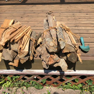 広葉樹乾燥薪（焚き付け材付き）