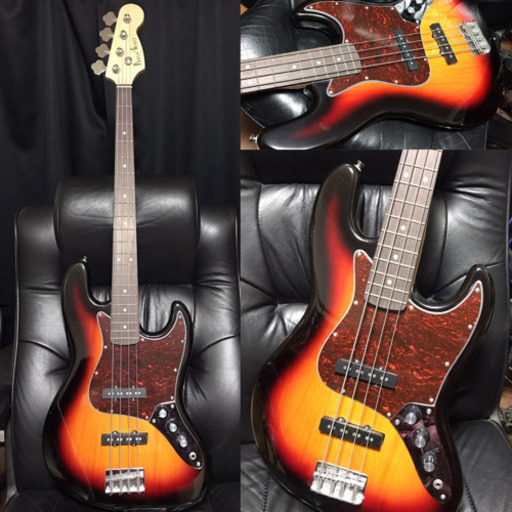 新品近い美品JAZZBASSジャズベースギター格安ケース先着順音出し確認済