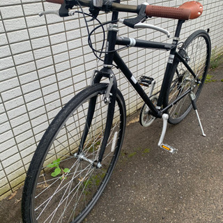 自転車 受け渡し決まりましたクロスバイク ブラック③