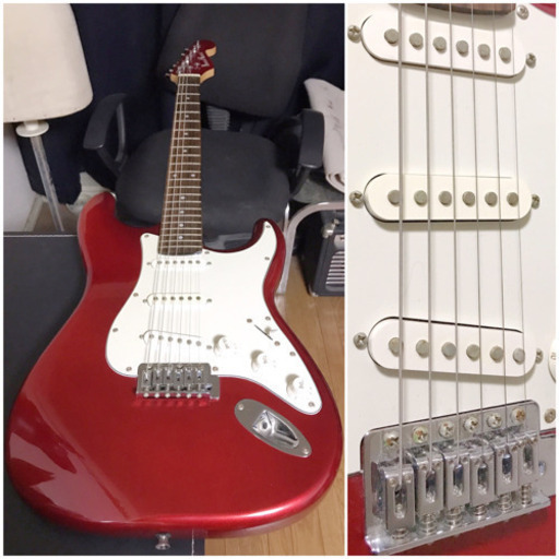 美品ストラトキャスター　ケース先着順ギター音出し確認済GUITAR初心者格安 美品ストラトキャスター ケース先着順ギター音出し確認済GUITAR初心者格安