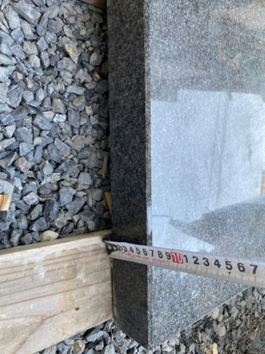 黒御影石製特注レコードプレーヤー台