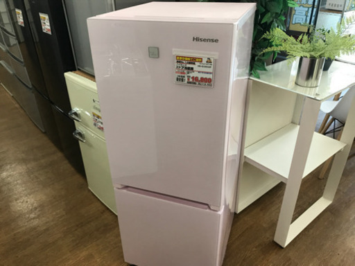 ハイセンス　2ドア冷蔵庫　154L  2018年製【店頭取引限定】【中古品】早い者勝ち！足立区近郊配送可能！