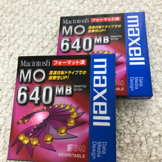 MOディスク640MB【受け渡し完了】