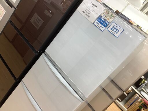 安心の6ヵ月保証付き！TOSHIBA(トウシバ)の3ドア冷蔵庫です！