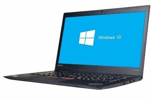 【送料無料】lenovo ThinkPad X1 Carbon Windows10 64bit フルHD液晶 WEBカメラ HDMI Core i5 6300U メモリー4GB 高速SSD128GB 無線LAN A4サイズ フルHD液晶ノートパソコン【中古】【30日保証】1750444