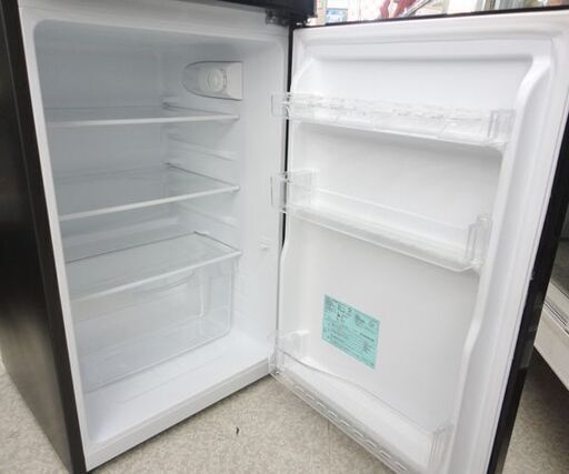 2ドア冷蔵庫 121L 2017年製 Haier JR-N121A 100Lクラス ブラック