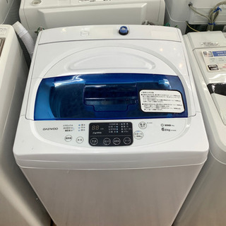 全自動洗濯機 Daewoo 2018年製 6.0kg