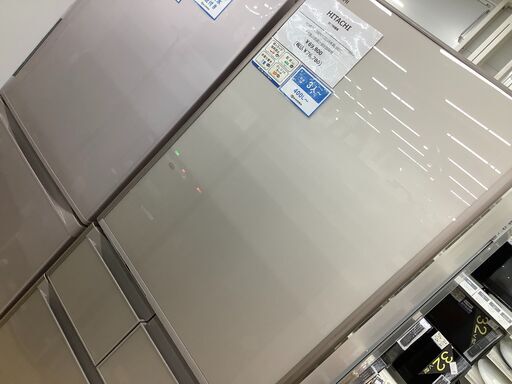 6ヵ月動作保証付き、HITACHI(ヒタチ)の大型5ドア冷蔵庫のご紹介です！