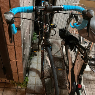 MASI INIZIO ロードバイク サビ、後輪パンク