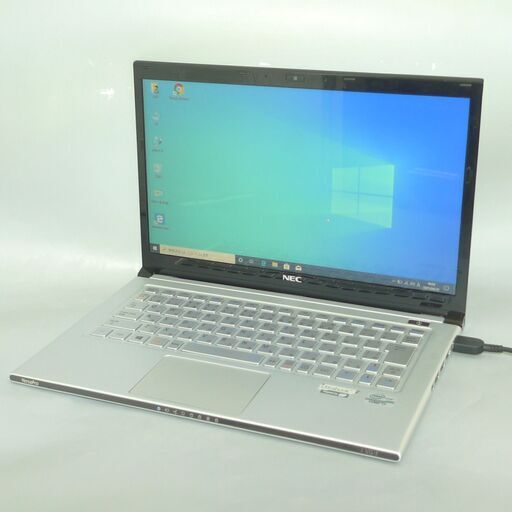 送料無料 1台限定 超薄型・軽量 高性能ノートパソコン 中古良品 13.3型 NEC PC-VJ19SG-F 第3世代Core i7 4GB SSD 無線 Win10 Office