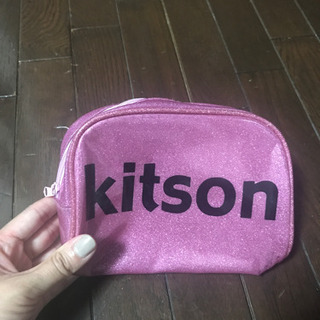 Kitson ラメポーチ