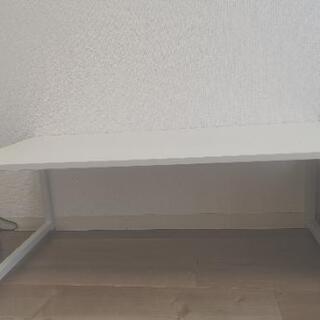 ★無料★白のシンプルな長テーブル