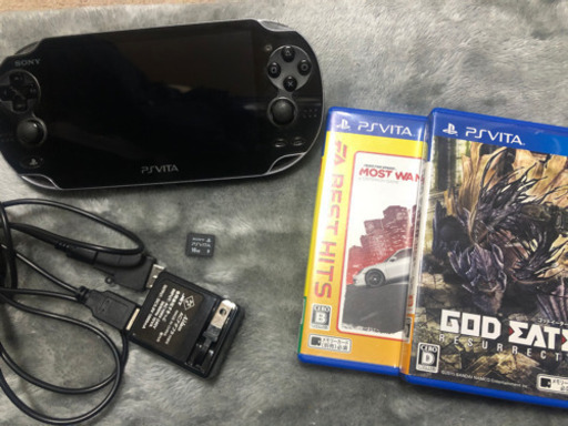 PSVita 本体初期化済 ソフト2本付き