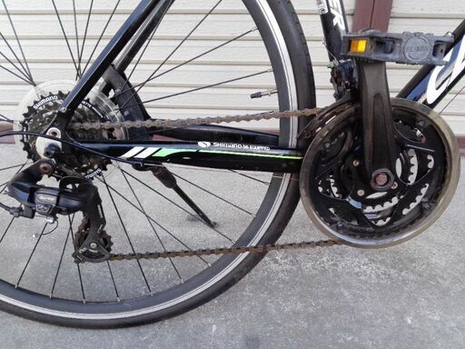 クロスバイク CANOVER KRNOS オオトモ 21段変速 19年製 ブラック 配送