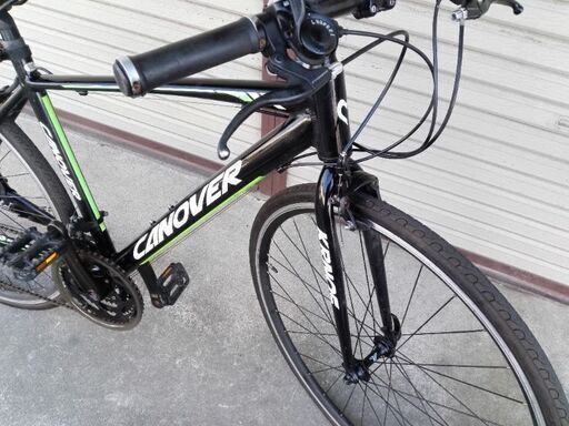 クロスバイク CANOVER KRNOS オオトモ 21段変速 19年製 ブラック 配送