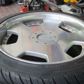 GF50シーマで履いてたWORKユーロライン19インチアルミタイヤセット