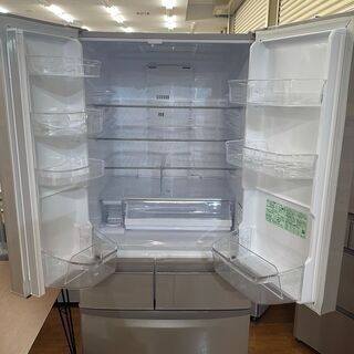 ヒタチ　6ドア冷蔵庫　2021年製　５０５L 　R-F51MG　程度A