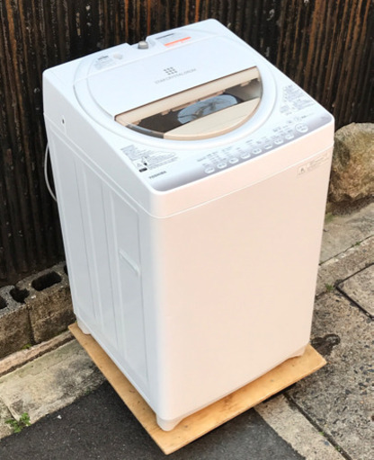 東芝　6.0kg洗濯機　AW-6G2（W）