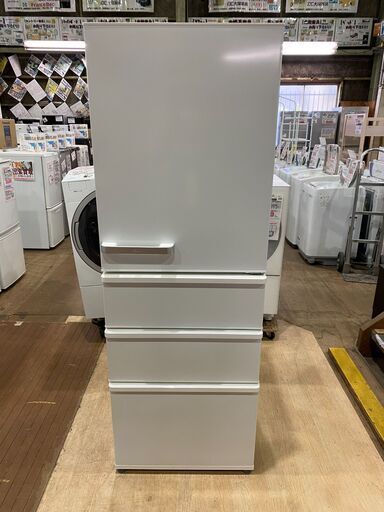 【愛品館市原店】AQUA 2018年製 355L 4ドア冷蔵庫 AQR-36G（W） 【管理IR013056-104】