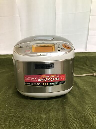 ZOJIRUSHI 象印 極め炊き IH炊飯ジャー NP-GE05E7 2010年製 IH 0.54L 3合炊き炊飯器