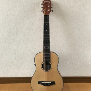 【ネット決済・配送可】ミニギター エレアコ仕様 新品
