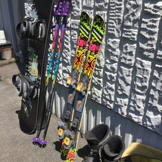 廃棄予定　スノーボード　スキー用品