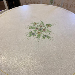 ロココ調　ダイニングテーブルセット