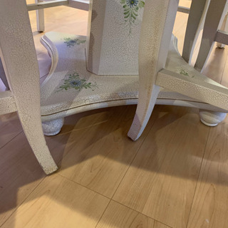 ロココ調　ダイニングテーブルセット