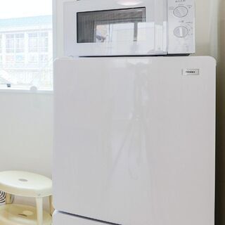 キッチン家電セット　冷蔵庫・電子レンジ・トースター・ケトル
