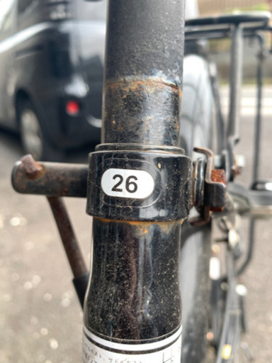 自転車26インチ　鍵付きギアなし