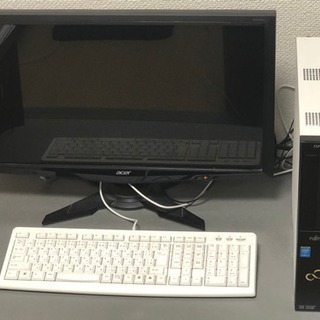 Windows8 デスクトップパソコン　モニター　キーボード