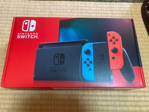 新型NINTENDO SWITCH ネオンブルー