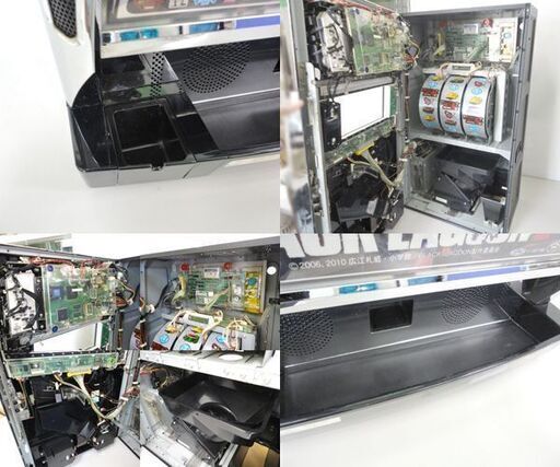 パチスロ実機 スパンキー ブラックラグーン2 コイン不要機 家庭用電源 