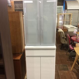 愛品館市原店】東京インテリア2枚扉食器棚【管理IKB006978-104】