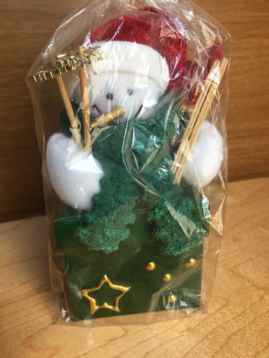 アメリカ雑貨 雪だるまの置物