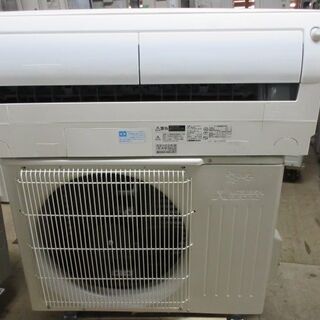 K02258　三菱　 中古エアコン　主に6畳用　冷房能力 2.2KW ／ 暖房能力　2.5KW