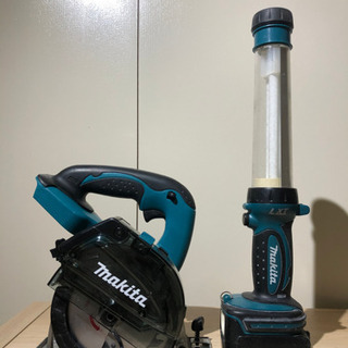 マキタ　CS−540D 14.4V 丸のこ　& ML184 ランタン　18V/14V セット