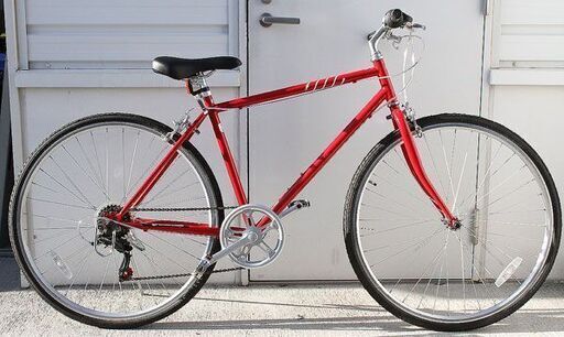 SHIMANO SIS EQUIPPED クロスバイク 700C(28インチ) レッド/赤 シマノ 自転車 6段変速
