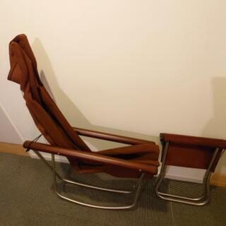 ニーチェア　ロッキング　オットマン付