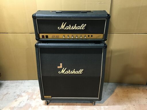 Marshall/マーシャル ヘッドアンプ JCM800  BASS スピーカーキャビネット 1984A セット