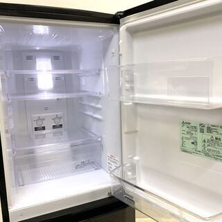 三菱 MITSUBISHI ノンフロン冷凍冷蔵庫 MR-P15Y-B ブラック 2014年製