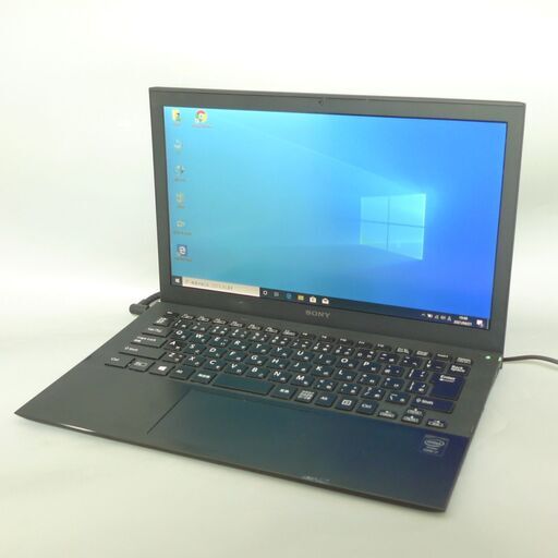 送料無料 SSD128GB ノートパソコン 中古良品 13.3型 SONY SVP132A16N 第4世代Core i7 8GB 無線 Bluetooth カメラ Windows10 LibreOffice