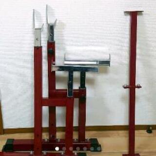  8月中値下げ ベンチプレス&スクワット台 セーフティ台付き