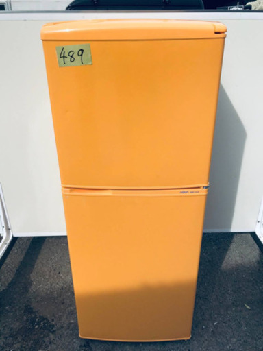 489番AQUA✨ノンフロン冷凍冷蔵庫✨AQR-141A‼️